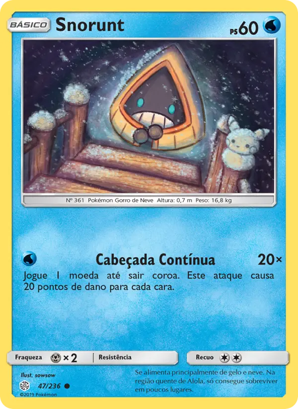 Carta Snorunt, número 47/236 da coleção Eclipse Cósmico