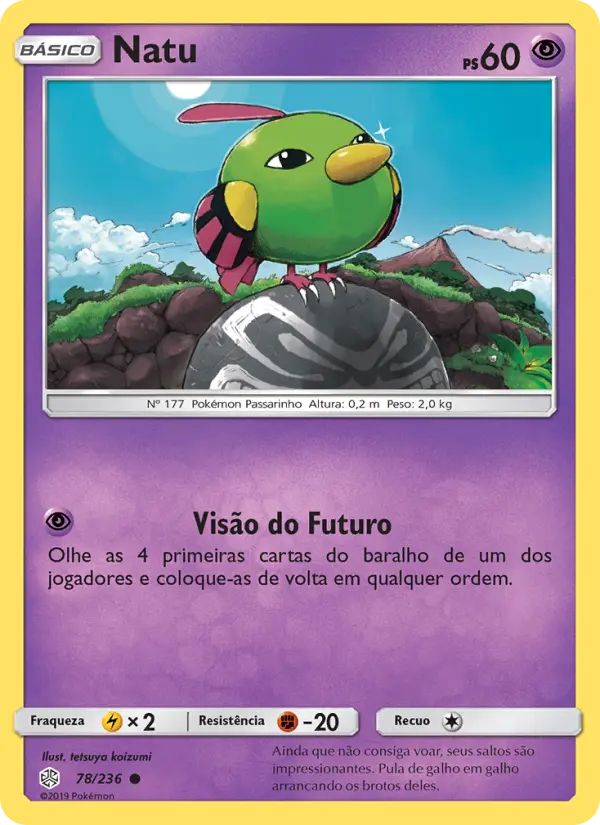 Carta Natu, número 78/236 da coleção Eclipse Cósmico