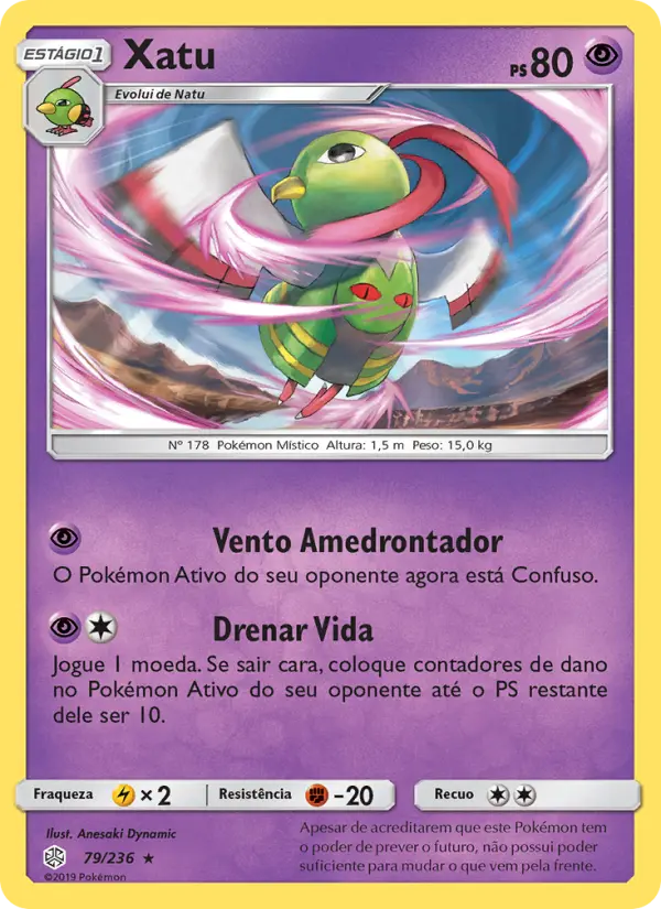Carta Xatu, número 79/236 da coleção Eclipse Cósmico