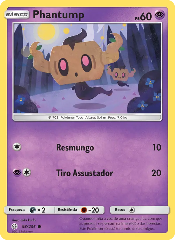 Carta Phantump, número 93/236 da coleção Eclipse Cósmico