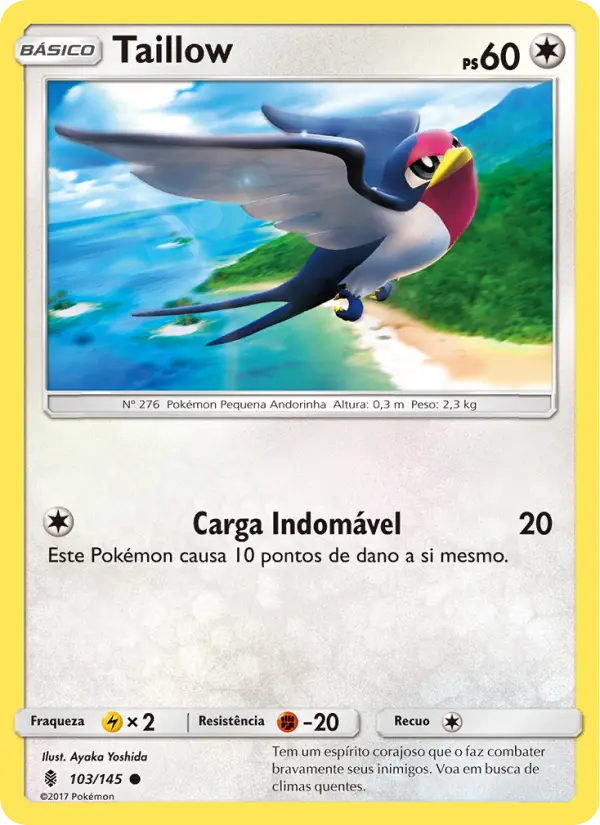 Carta Taillow, número 103/145 da coleção Guardiões Ascendentes