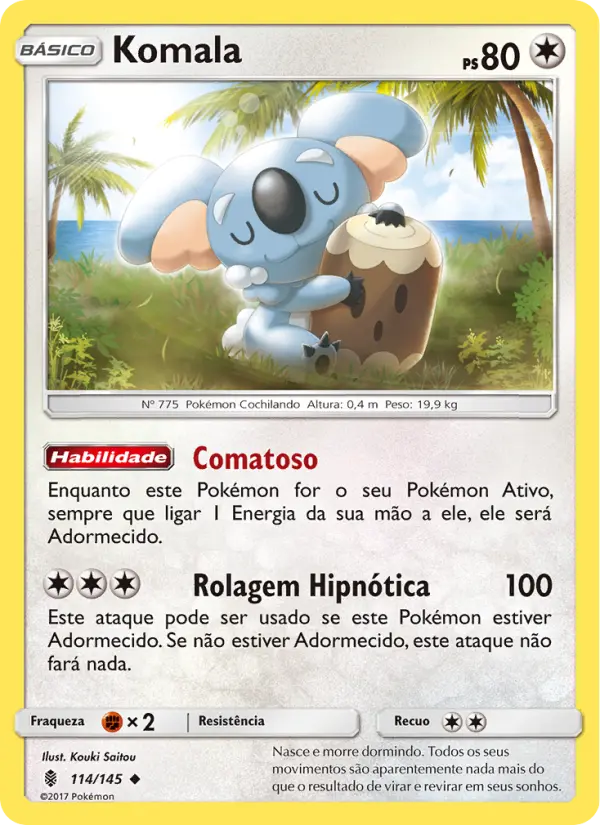 Carta Komala, número 114/145 da coleção Guardiões Ascendentes