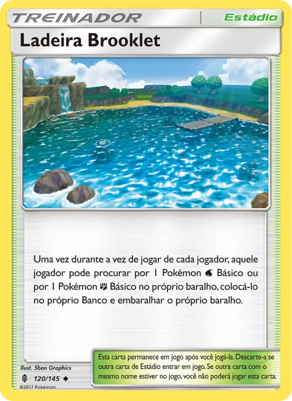 Carta Ladeira Brooklet, número 120/145 da coleção Guardiões Ascendentes