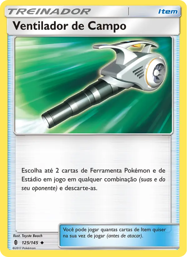 Carta Ventilador de Campo, número 125/145 da coleção Guardiões Ascendentes