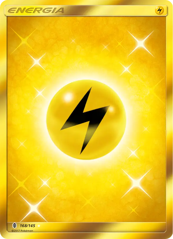 Carta Energia de Raios, número 168/145 da coleção Guardiões Ascendentes