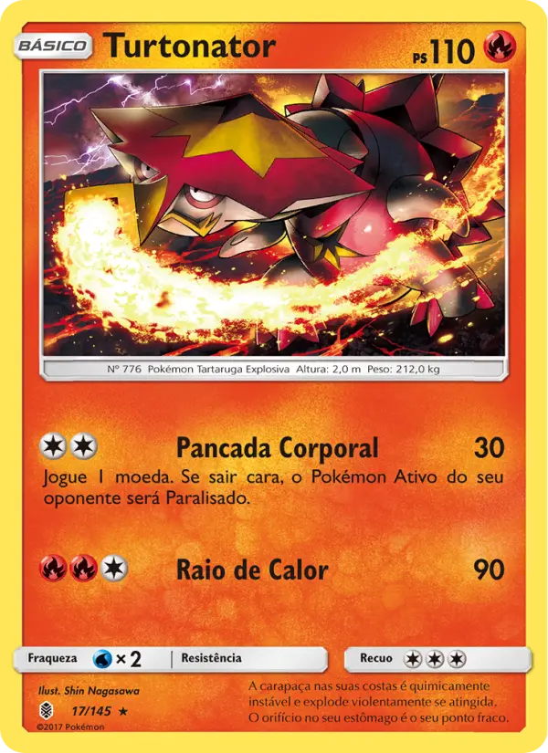 Carta Turtonator, número 17/145 da coleção Guardiões Ascendentes
