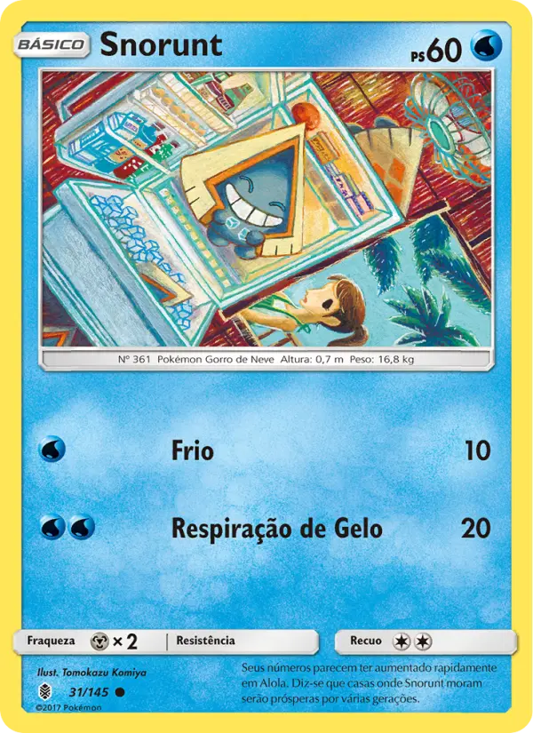 Carta Snorunt, número 31/145 da coleção Guardiões Ascendentes