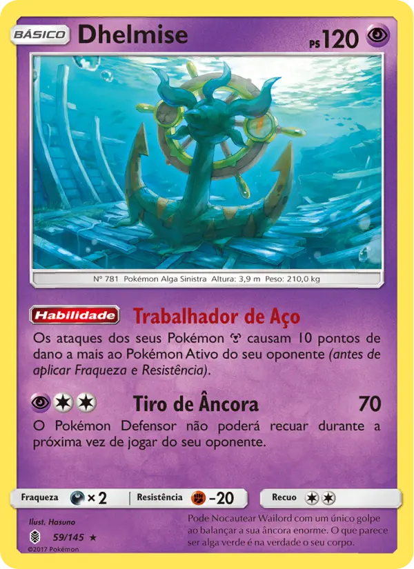 Carta Dhelmise, número 59/145 da coleção Guardiões Ascendentes