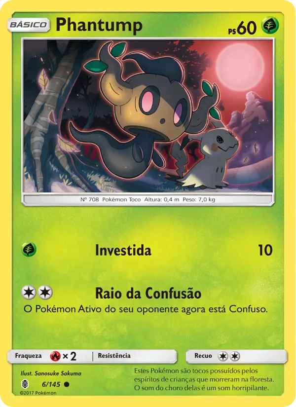 Carta Phantump, número 6/145 da coleção Guardiões Ascendentes