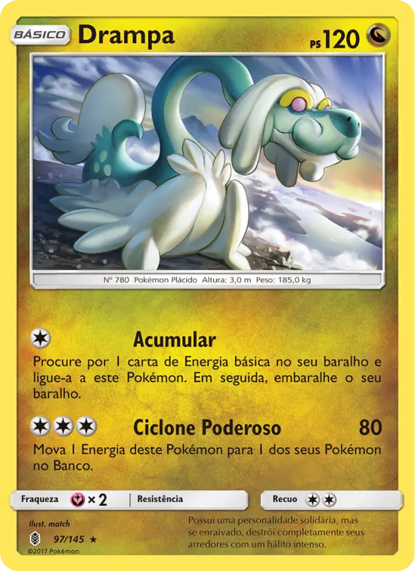 Carta Drampa, número 97/145 da coleção Guardiões Ascendentes