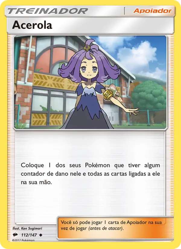 Carta Acerola, número 112/147 da coleção Sombras Ardentes