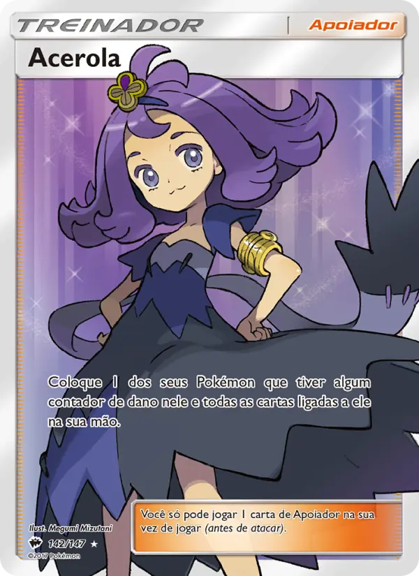 Carta Acerola, número 142/147 da coleção Sombras Ardentes