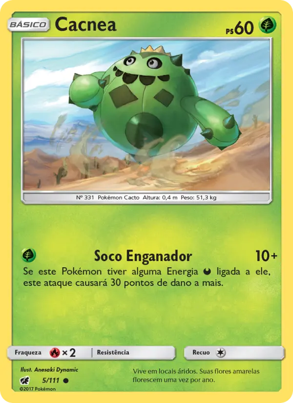 Carta Cacnea, número 5/111 da coleção Invasão Carmim