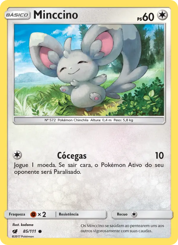 Carta Minccino, número 85/111 da coleção Invasão Carmim