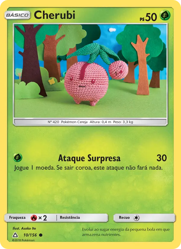 Carta Cherubi, número 10/156 da coleção Ultra Prisma
