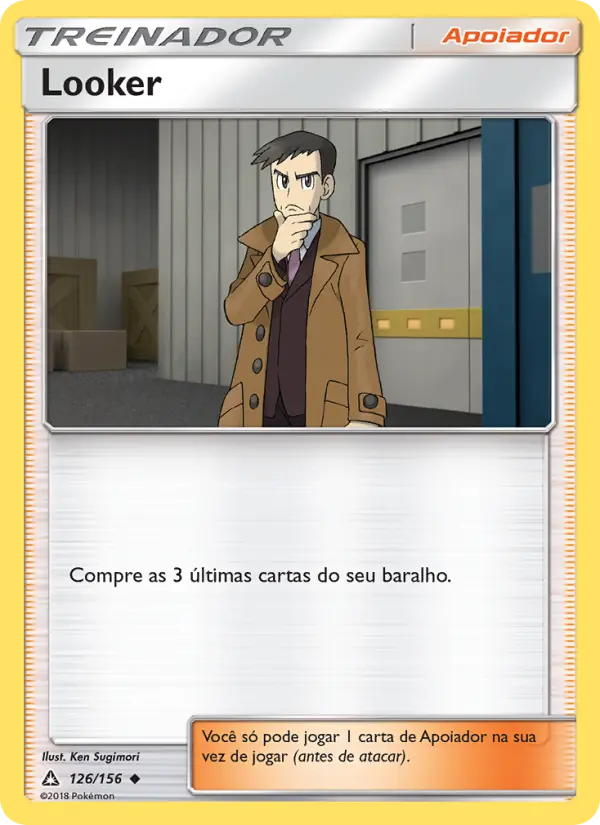 Carta Looker, número 126/156 da coleção Ultra Prisma