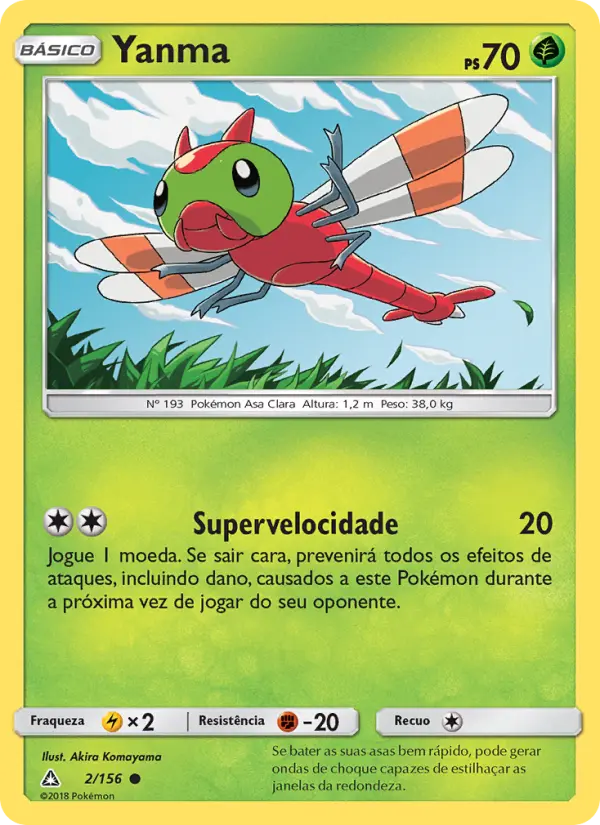 Carta Yanma, número 2/156 da coleção Ultra Prisma
