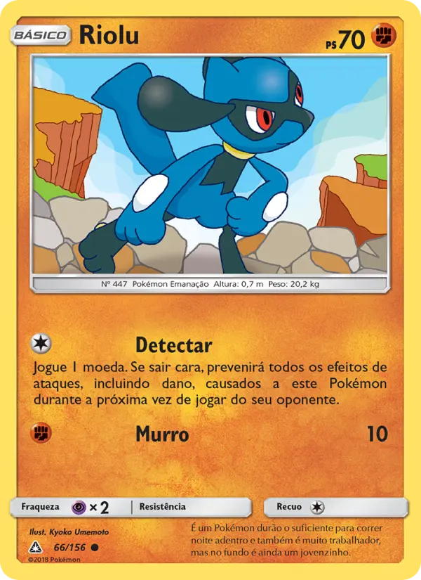 Carta Riolu, número 66/156 da coleção Ultra Prisma
