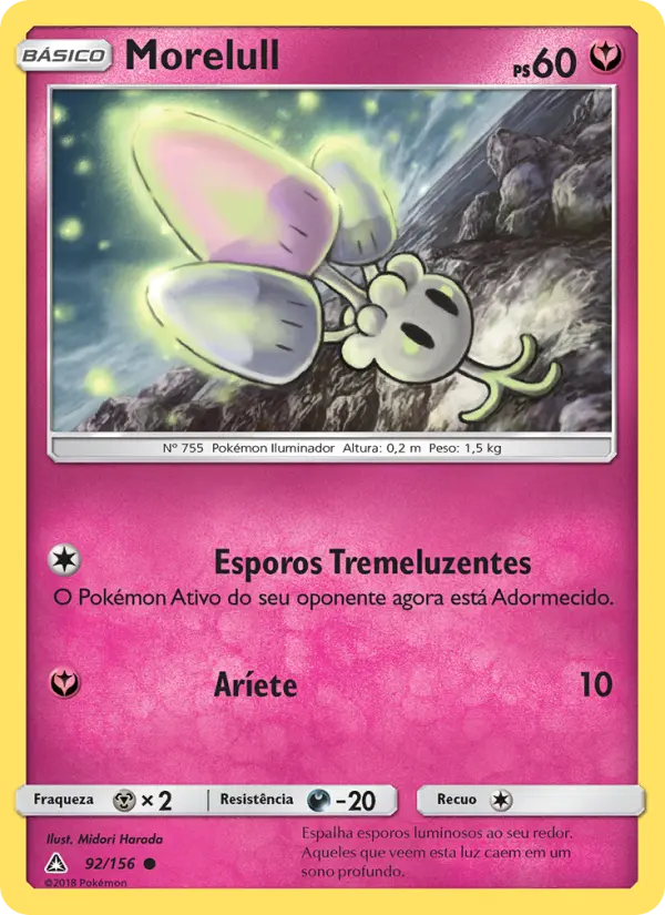 Carta Morelull, número 92/156 da coleção Ultra Prisma