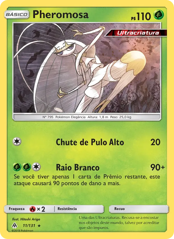 Carta Pheromosa, número 11/131 da coleção Luz Proibida