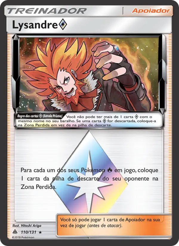Carta Lysandre ◇, número 110/131 da coleção Luz Proibida