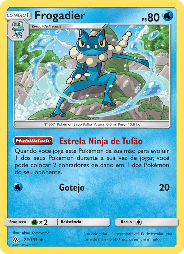 Carta Frogadier, número 23/131 da coleção Luz Proibida