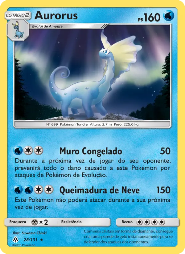 Carta Aurorus, número 28/131 da coleção Luz Proibida