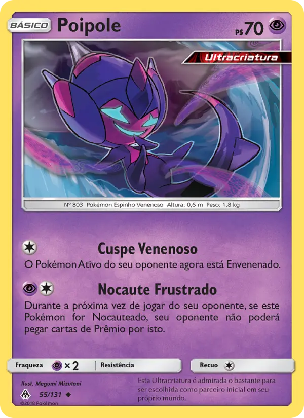 Carta Poipole, número 55/131 da coleção Luz Proibida