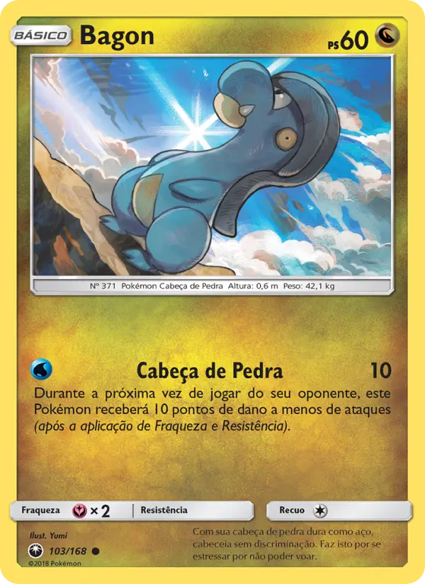 Carta Bagon, número 103/168 da coleção Tempestade Celestial
