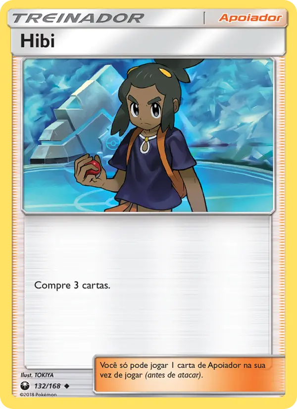 Carta Hibi, número 132/168 da coleção Tempestade Celestial