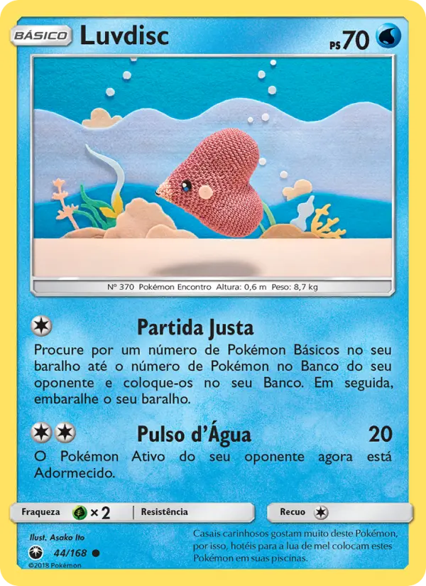 Carta Luvdisc, número 44/168 da coleção Tempestade Celestial