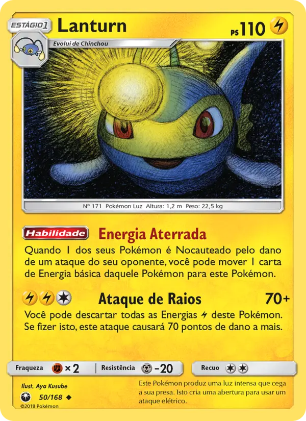 Carta Lanturn, número 50/168 da coleção Tempestade Celestial