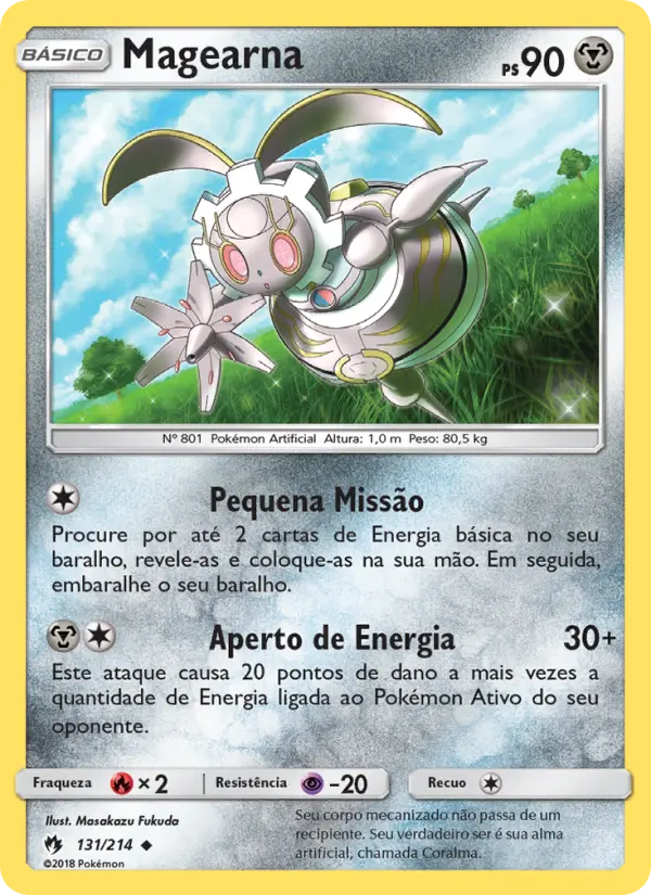 Carta Magearna, número 131/214 da coleção Trovões Perdidos
