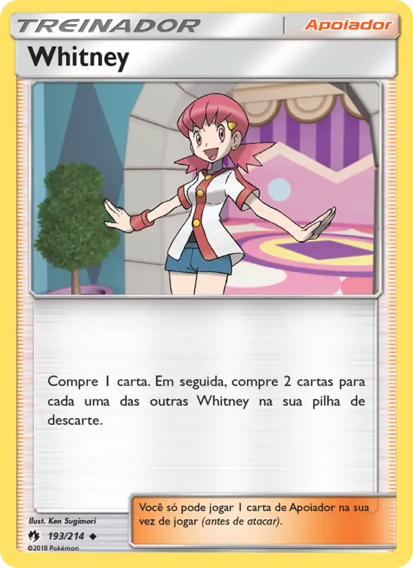 Carta Whitney, número 193/214 da coleção Trovões Perdidos