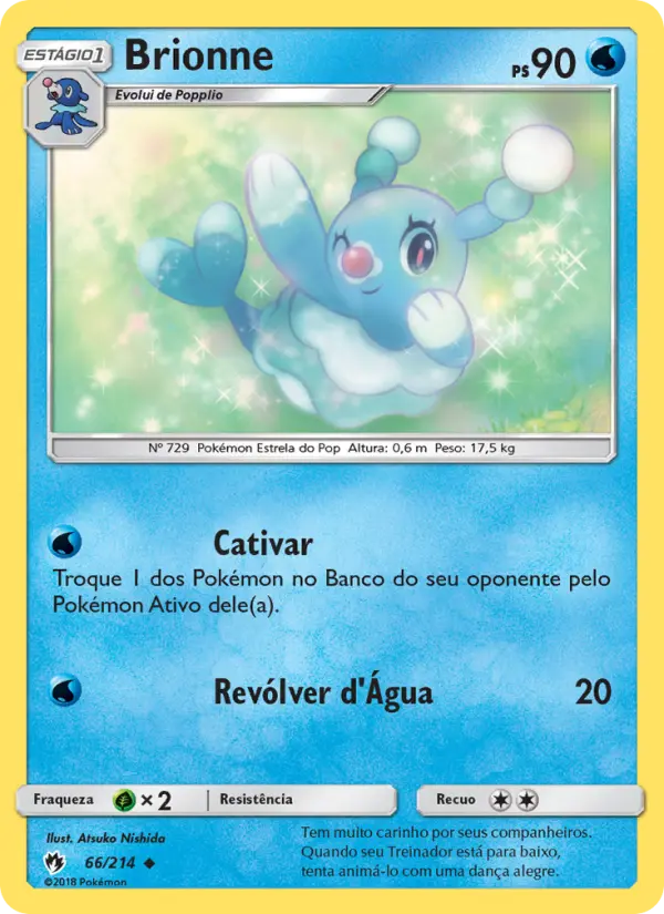 Carta Brionne, número 66/214 da coleção Trovões Perdidos