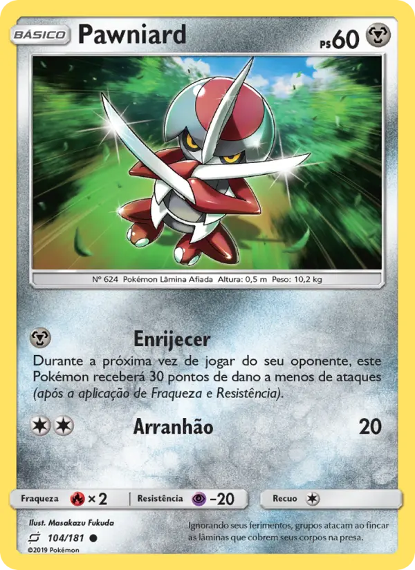 Carta Pawniard, número 104/181 da coleção União de Aliados