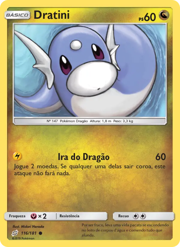 Carta Dratini, número 116/181 da coleção União de Aliados
