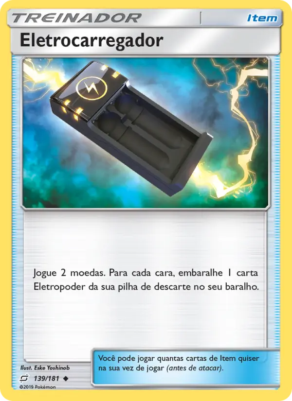 Carta Eletrocarregador, número 139/181 da coleção União de Aliados