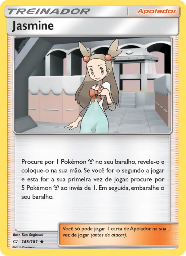 Carta Jasmine, número 145/181 da coleção União de Aliados