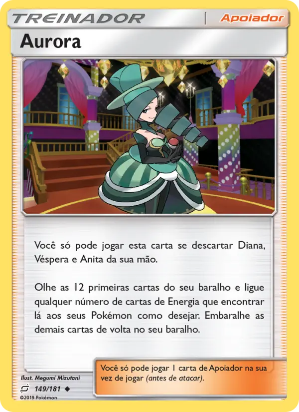 Carta Aurora, número 149/181 da coleção União de Aliados