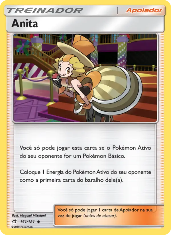 Carta Anita, número 151/181 da coleção União de Aliados