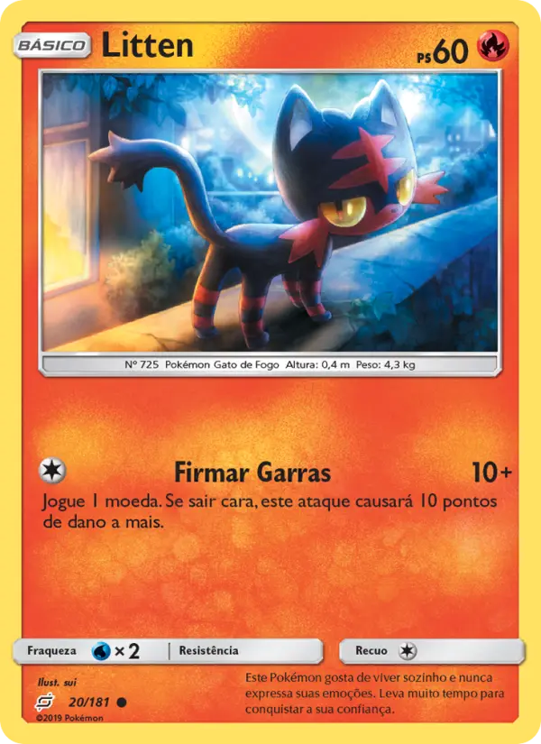 Carta Litten, número 20/181 da coleção União de Aliados