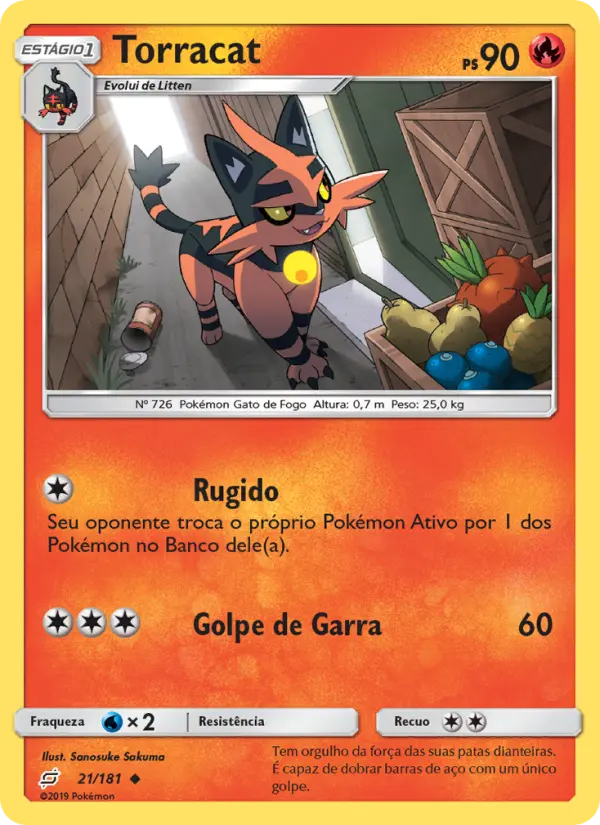 Carta Torracat, número 21/181 da coleção União de Aliados
