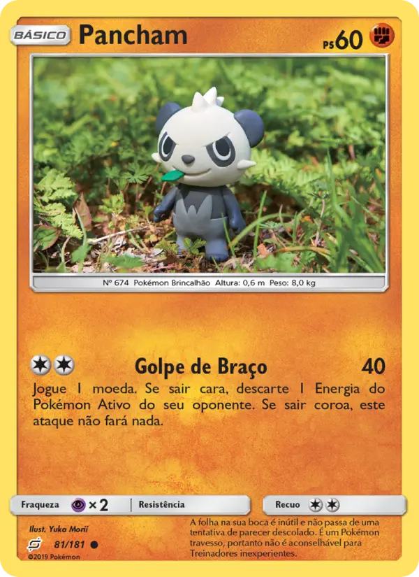 Carta Pancham, número 81/181 da coleção União de Aliados