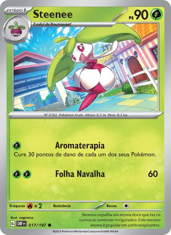 Carta Steenee, número 017/197 da coleção Obsidiana em Chamas