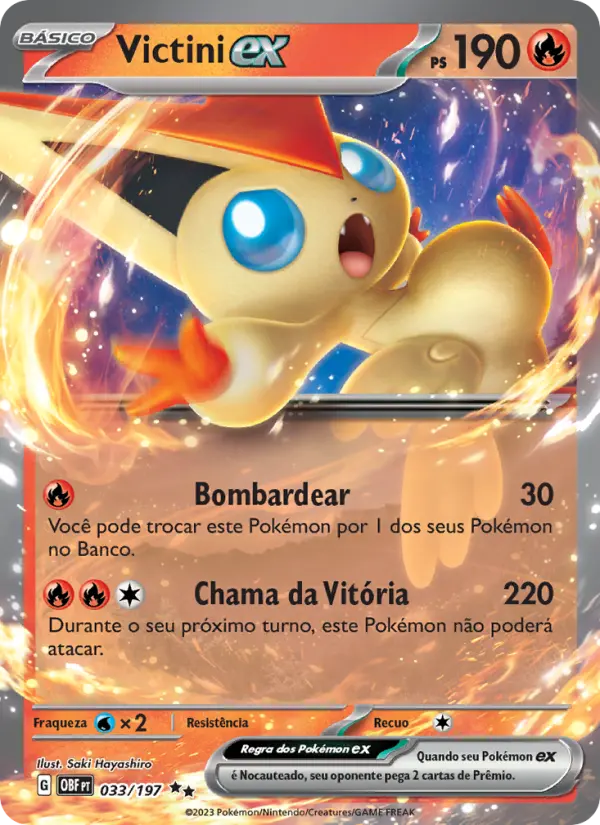 Carta Victini ex, número 033/197 da coleção Obsidiana em Chamas