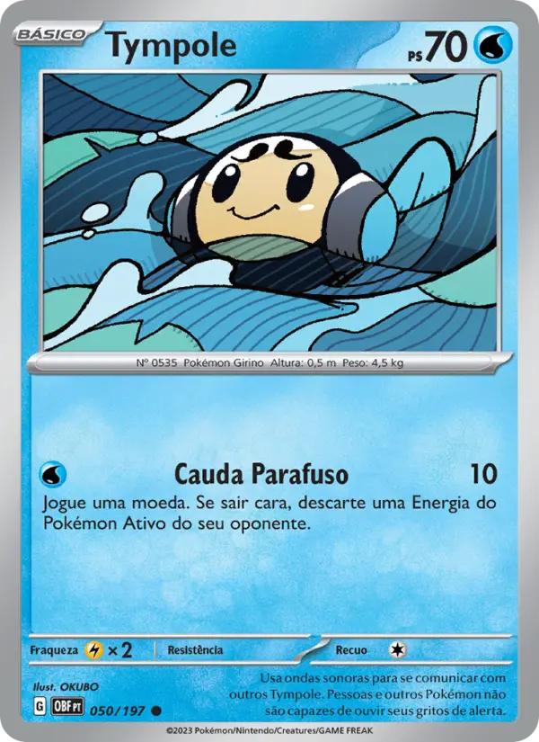 Carta Tympole, número 050/197 da coleção Obsidiana em Chamas