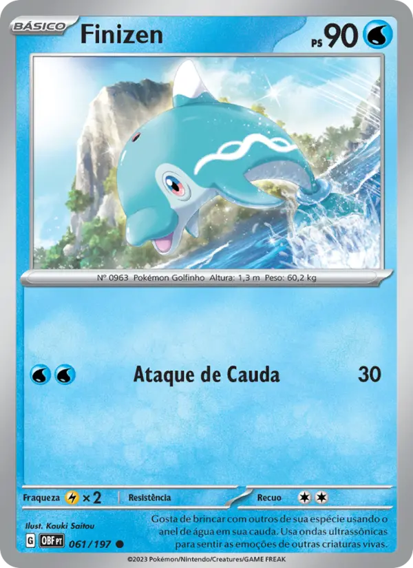 Carta Finizen, número 061/197 da coleção Obsidiana em Chamas