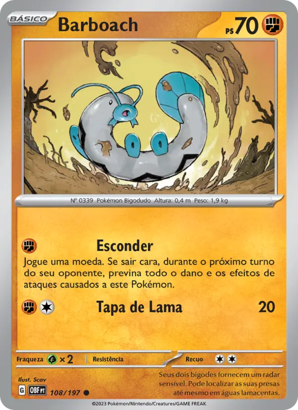Carta Barboach, número 108/197 da coleção Obsidiana em Chamas