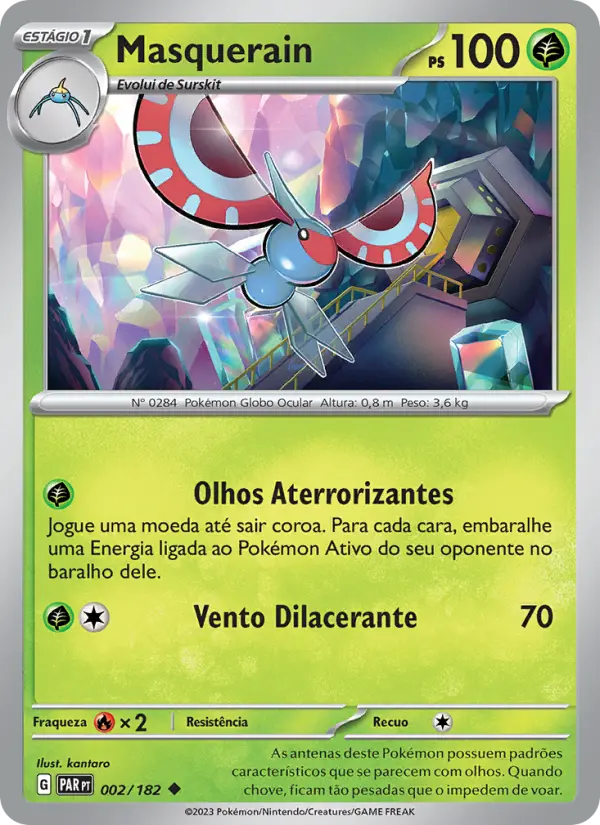 Carta Masquerain, número 002/182 da coleção Fenda Paradoxal